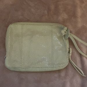 Latico NJ Cream Leather Pouch
